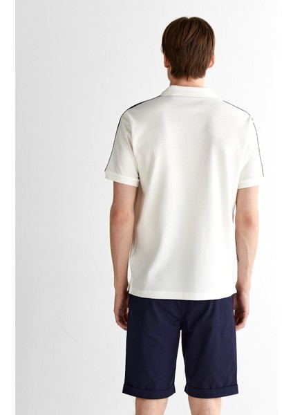 Erkek Krem Regular Fit Logolu Polo 2425122T.113 fiyatları