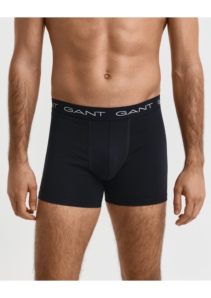 Erkek Siyah Slim Fit Logolu 3'lü Boxer 900023004.5 fiyatları