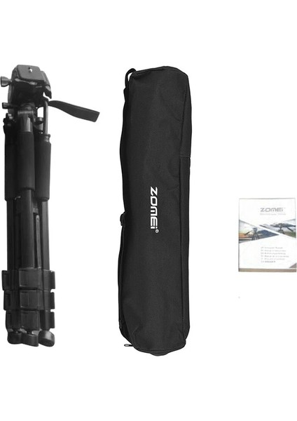 Q310 Alüminyum Alaşımlı Profesyonel Tripod&monpod-10 kg Taşıma Kapasitesi-Kumanda ve Telefon Tutucu