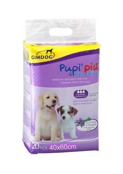 Köpek Çiş Eğitim Pedi Lavanta Kokulu 40x60 cm 20 Adet