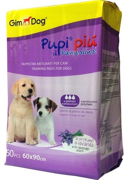 Köpek Çiş Eğitim Pedi Lavanta Kokulu 60x90 cm 50 Adet