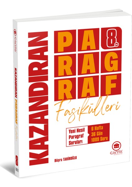 Çanta 8. Sınıf Kazandıran Paragraf Fasikülleri Çanta Yayınları fiyatları