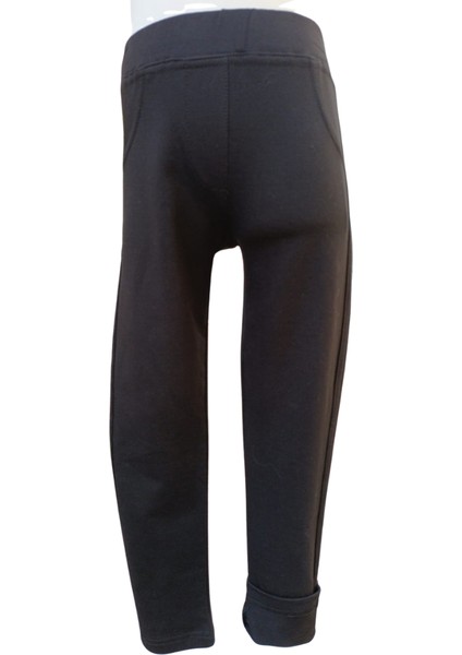 Kız çocuk siyah pamuklu esnek tayt – rahat ve şık günlük kullanım fiyatları