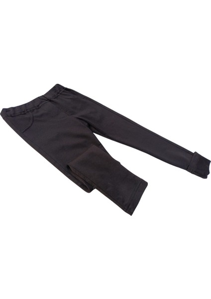 Kız çocuk siyah pamuklu esnek tayt – rahat ve şık günlük kullanım fırsatları