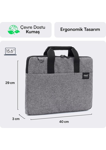MCC-704 15.6" City Fit Notebook Çantası Gri fiyatları
