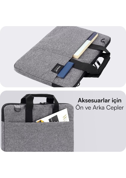 MCC-704 15.6" City Fit Notebook Çantası Gri modelleri