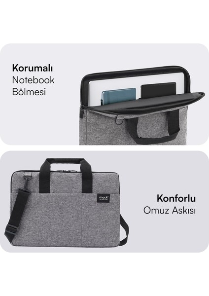 MCC-704 15.6" City Fit Notebook Çantası Gri indirimleri