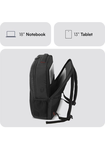 MCC-807 18'' Business x Notebook Sırt Çantası Siyah fırsatları