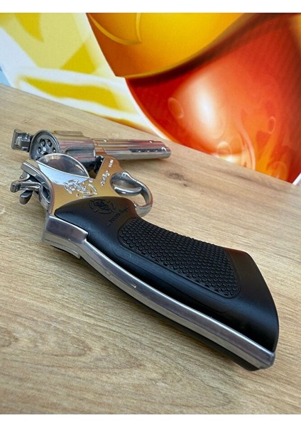 Kapsül Patlatan Metal Tabanca Revolver Silah 25 cm Kapsüllü Sekiz Patlar Tabancası indirimleri