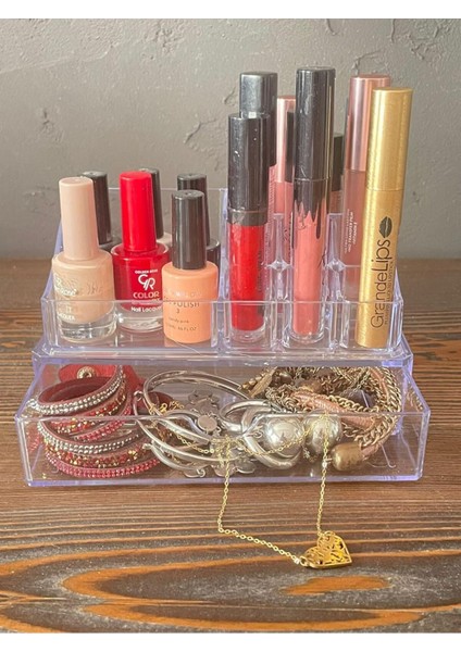 Renkli Çok Amaçlı Kozmetik Düzenleyici Organizer, Şık ve Pratik Tasarım