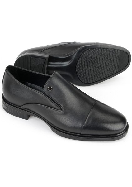 , Erkek Hakiki Deri Ayakkabı 153745Z27617 Siyah fırsatları