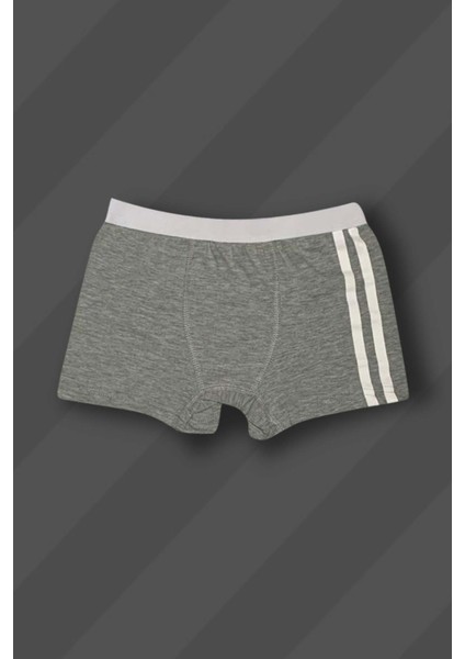 3'lü Erkek Çocuk Çizgili Pamuklu Boxer modelleri
