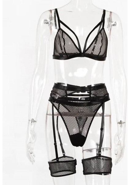 Siyah Fantezi File Jartiyer Takım fiyatları