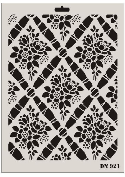 Rich Dantel Seri DN-921 Stencil 35X25 cm