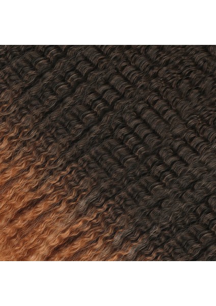 Brazilian Afro Dalgası Saç / Siyah / Bakır Ombreli modelleri