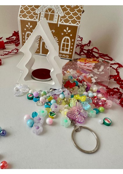 Yılbaşı Gingerbread Dıy Hediye Kutusu (Çocuk) | Tealight Süsleme ve Yaratıcı Aktivite Seti fiyatları