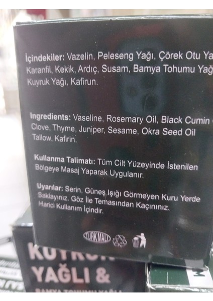 Kuyruk Yağlı Masaj Kremi fiyatları