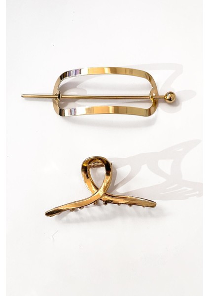 Gold Metal Topuz Tokası Seti fiyatları