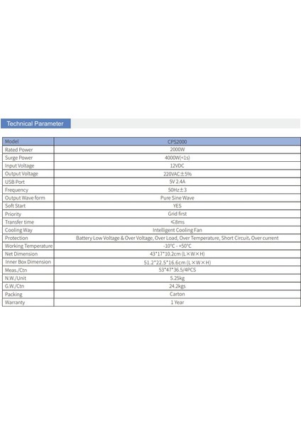 - Inges 12 Volt 2000 Watt 2 Kw Ups Şebekeden Şarj Edilebilir Inverter Invertör - Karavan fırsatları
