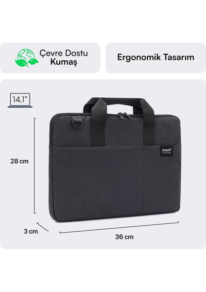 MCC-701 14.1" City Fit Notebook Çantası Siyah fiyatları