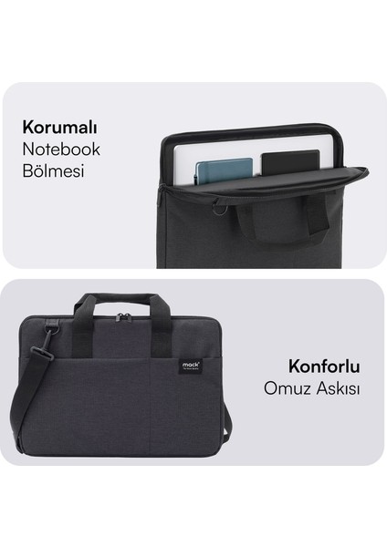 MCC-701 14.1" City Fit Notebook Çantası Siyah indirimleri