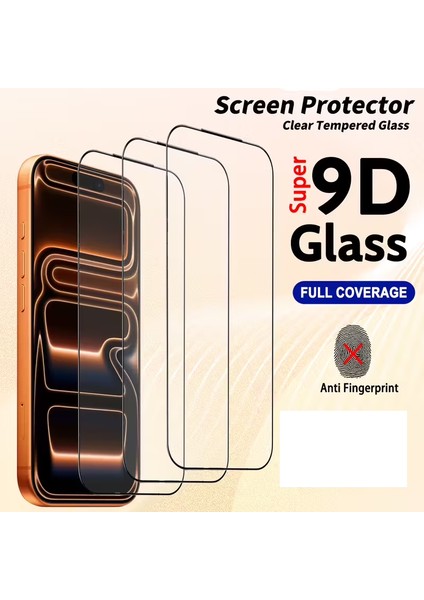 Iphone 17 Pro Max Şeffaf Ekran Koruyucu Antisitatik Cam 360 Kaplama Darbelere Dayanıklı Esnek Cam Hd Görüntü Kalitesi