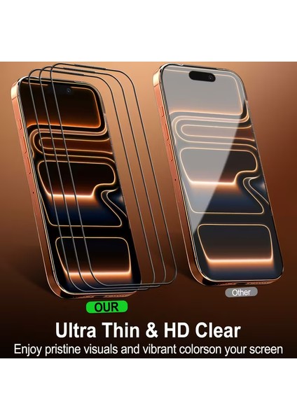 Iphone 17 Pro Max Şeffaf Ekran Koruyucu Antisitatik Cam 360 Kaplama Darbelere Dayanıklı Esnek Cam Hd Görüntü Kalitesi fırsatları