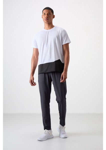 Antrasit İnce Yumuşak Comfort Fit Erkek Eşofman Alt - 82119