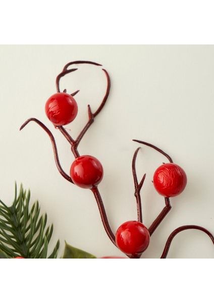 Christmas Yılbaşı Dal Çiçek Kırmızı (28 Cm) fiyatları