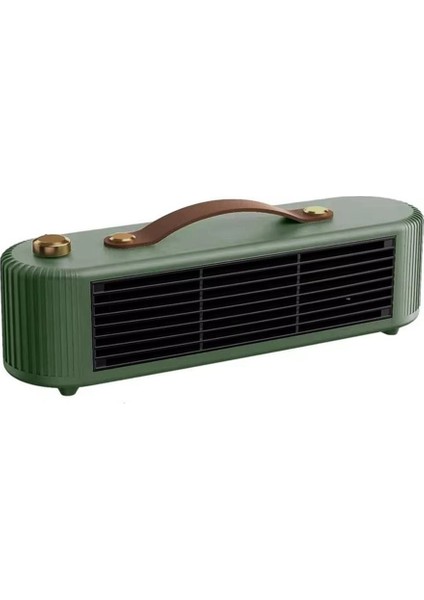 Küçük Alan Isıtıcısı Hızlı Isıtma Özelliğine Sahip Enerji Verimli Iç Mekan Elektrikli Isıtıcı Masa Üstü Şömine Kullanımı Için Idealdir Yeşil (Ab) (Yurt Dışından)