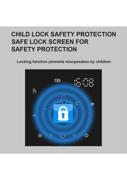 Tuya Wi-Fi Akıllı Termostat Yerden Isıtma Termostatı Elektrikli Isıtma Su Isıtma Cep Telefonu Kontrolü LED Dokunmatik Beyaz (Yurt Dışından) indirimleri