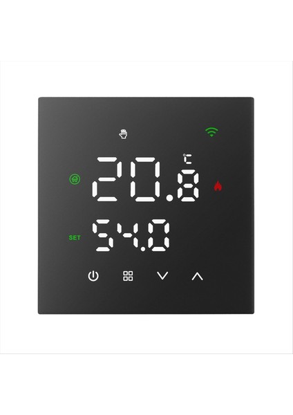 Tuya Wifi Akıllı Termostat Akıllı Kazan Isıtma Sıcaklık Kontrol Cihazı Anahtarı Google Ev Için Alexa Alice A-Yeni Siyah (Yurt Dışından)