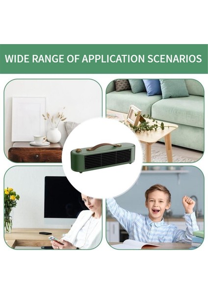 Küçük Alan Isıtıcısı Hızlı Isıtma Özelliğine Sahip Enerji Verimli Iç Mekan Elektrikli Isıtıcı Masa Üstü Şömine Kullanımı Için Ideal Beyaz (Ab) (Yurt Dışından) indirimleri