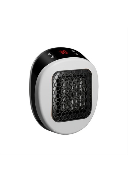 Yurt Odası Abd Plug Için Ayarlanabilir Termostat ve LED Ekran ile Taşınabilir Isıtıcı Uzaktan Duvar Fişi Elektrikli Uzay Isıtıcı (Yurt Dışından)