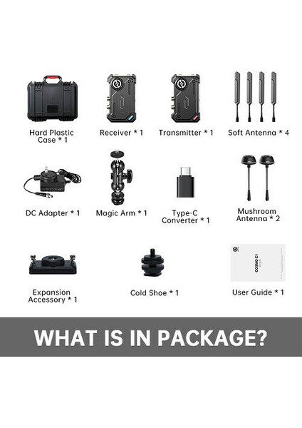 Cosmo C1 Profesyonel Kablosuz Görüntü Aktarım Sistemi ( Sdı/hdmı ) fırsatları