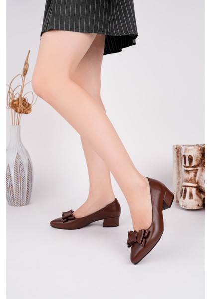 Hakiki Deri Kadın Topuklu Deri Ayakkabı TRC71-1085 fiyatları