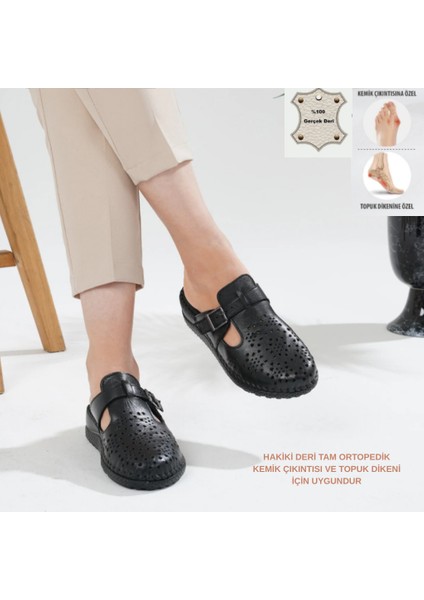 Ortopedik Deri Sabo Terlik Topuk Dikeni ve Kemik Çıkıntısı Için Uygundur