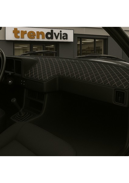 Tofaş Şahin Doğan Kartal Alçak Ön Göğüs Siyah-Bej Torpido Kılıfı / Mavi-Siyah Boyun Yastığı fiyatları