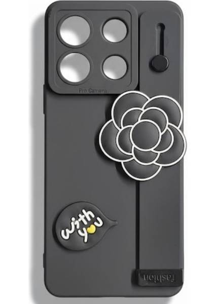 Infinix Zero 30 5g Uyumlu Kılıf Siyah Renk 3D Figürlü Darbe Emici Yumuşak Silikon Kapak fırsatları