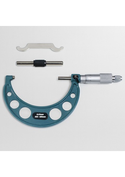 Profesyonel 100-125 mm Dış Çap Mikrometresi 0.01 mm Yüksek Hassasiyetli Metal Ölçüm Aleti Model fiyatları