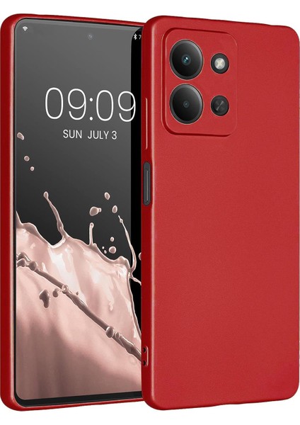 Matte Silicone Xiaomi Redmi 15C Kılıf Kırmızı
