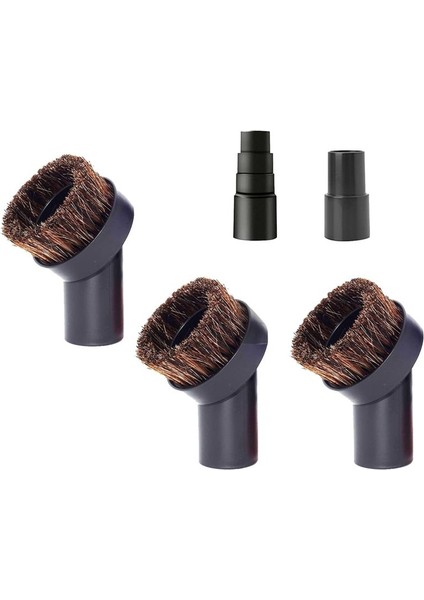 Yuvarlak At Kaçı Vakum Toz Fırçası Bağlantısı, 1 1/4 Inç Veya 1 3/8 Inç Hortum ile Çoğu Elektrikli Süpürge ile Uyumlu (Yurt Dışından)