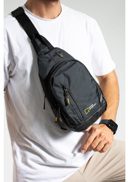 Outdoor Serisi Su Geçirmez Kumaş Erkek Göğüs Omuz Çantası Bodybag fiyatları
