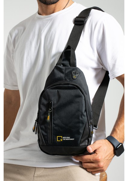 Outdoor Serisi Su Geçirmez Kumaş Erkek Göğüs Omuz Çantası Bodybag modelleri