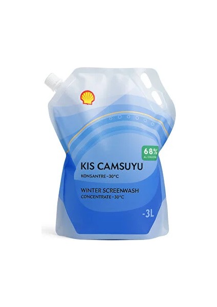 Kışlık Konsantre Cam Suyu 3 Lt -30