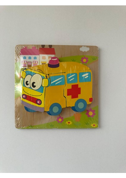 Yılbaşı Gingerbread Mini Hediye Kutusu (Çocuk) | Ahşap 3D Blok Puzzle - 1 Adet fiyatları