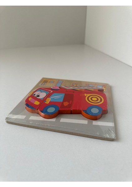 Yılbaşı Gingerbread Mini Hediye Kutusu (Çocuk) | Ahşap 3D Blok Puzzle - 1 Adet