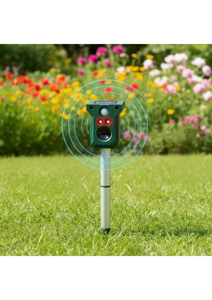 Buffer® Solar Enerjili Ultrasonik Hayvan Kovucu-Su Geçirmez Bahçe Koruma Cihazı Hayvan Uzaklaştırıcı fiyatları