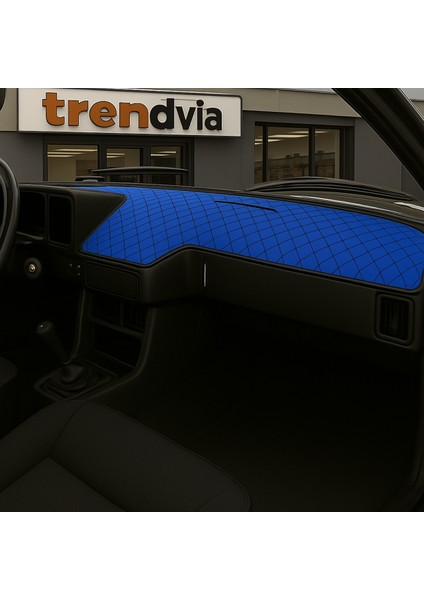 Tofaş Şahin Doğan Kartal Alçak Ön Göğüs Mavi-Siyah Torpido Kılıfı / Kırmızı-Siyah Boyun Yastığı fiyatları