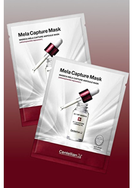 CENTELLIAN24 Madeca Mela Capture Ampoule Mask Aydınlatıcı Kağıt Maske 25 ml x 4 Adet fırsatları